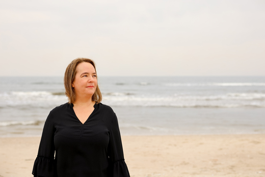 Constanze Lange am Meer